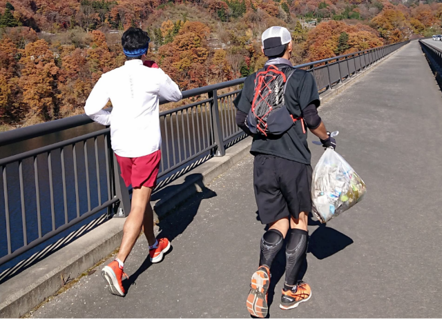 ランニング・トレッキングコース保全作業